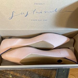 Rothy’s The Point Flats in Blush Size 8 - never worn!